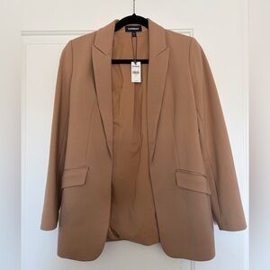 Express Columnist Boyfriend Open Front Blazer -  XS